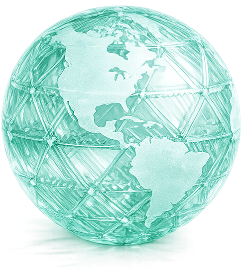 Partnership globe illustration